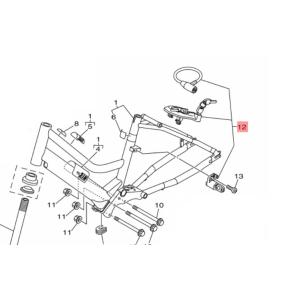 ヤマハ YAMAHA   X2P-8A8J0-10 キーアセンブリ 電動自転車　補修部品 鍵　カギ　キー