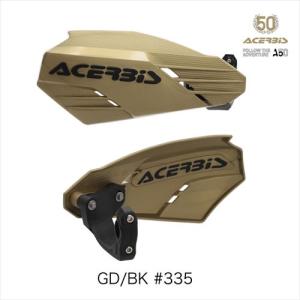 ACERBIS アチェルビス    8052796860384  AC-25658GD/BK リニアハンドガード LINEAR HANDGUARDS｜八百万堂