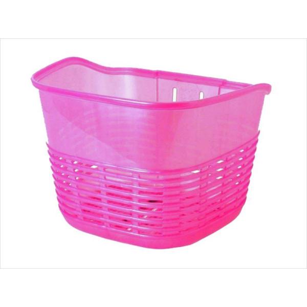 送料無料  サギサカ   4973291483431 子供用プラ前カゴ 20-24型用 ライトピンク...