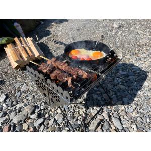 TEITO  V型グリル　ラージ　大サイズ　 バーベキューコンロ