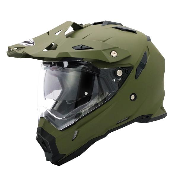 THH  フルフェイスヘルメット TX-28  マットオリーブグリーン インナーサンバイザー搭載　P...