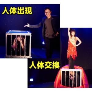 【取寄品】NEW人体出現＆人体交換イリュージョン（軽量ストロングタイプ！）美女が出現する！マジシャンと美女が入れ替わる！マジック（国産）