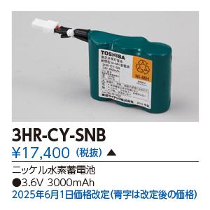 東芝 3HR-CY-SNB バッテリー ニッケル水素電池(3HRCYSNB)【受注生産品】