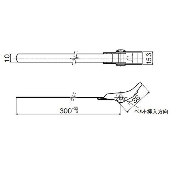 おすすめ品 三菱 EL-X0016 LED防犯灯用取付バンド φ60.5〜76.3mm 『ELX00...