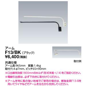 岩崎電気(IWASAKI)サイン広告照明 F13/BK（F13BK）