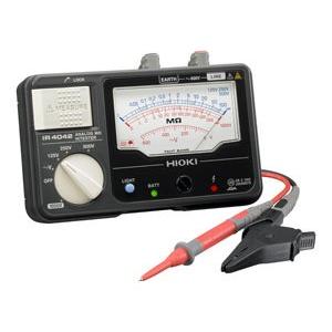 日置電機 HIOKI IR4042-10 4レンジ絶縁抵抗計 テストリード付 125/250 