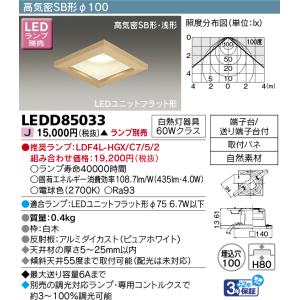 TOSHIBA（東芝） LEDB85900 LED浴室灯 LEDアウトドアブラケット