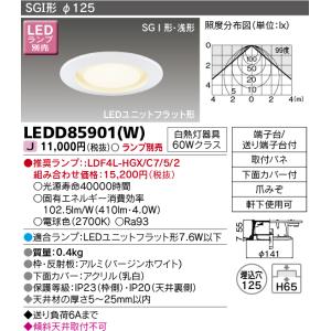 Panasonic（パナソニック） LED電球 フラットランプ LLD4000NCE1 Φ70