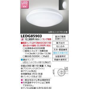 東芝 エクステリア LEDG85903 シーリングライトの商品画像