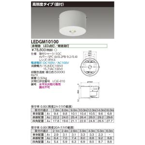 TOSHIBA（東芝） LEDEM30821M LED非常用（専用）低天井用直付LED