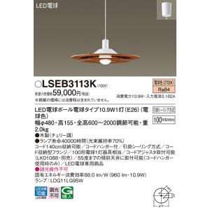 Panasonic（パナソニック） Panasonic LSEB3114K 天井吊下型 LED（電球