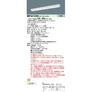 スノーブルー LED非常灯 非常用照明器具 NNFG42991ZLE9（NNFG42991Z