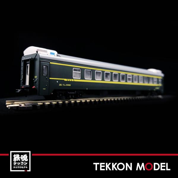 Nゲージ KUNTER 11-001G #350689 硬座車 単品 （緑）在庫品