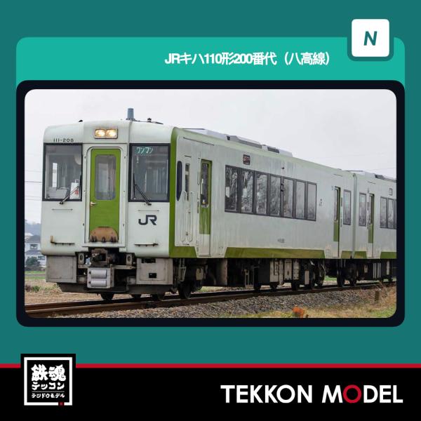 Nゲージ GreenMax 32202 JRキハ110形200番代（八高線）2両編成セット（動力付き...