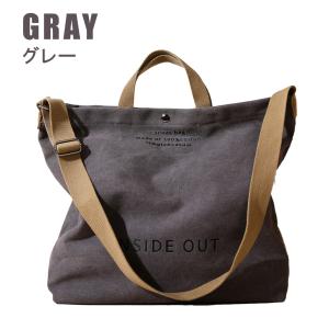 ショルダーバッグ メンズ キャンバス トートバ...の詳細画像3