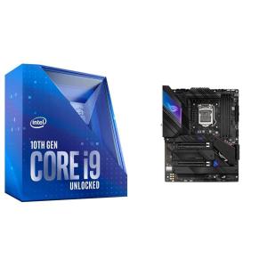Intel Core i9-10900K Desktop Processor 10 Cores up to 5.3 GHz Unlocked LGA1200 125W with ROG Strix Z590-E Gaming WiFi 6E LGA 1200 ATX Gaming Motherbo｜tekutekustore