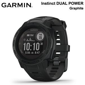 Instinct DUAL POWER Graphite インスティンクト デュアルパワー グラファイト GARMIN (ガーミン) 010-02293-31