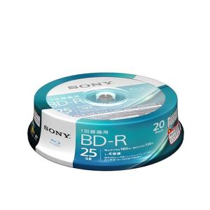 BD-R ビデオ用 1層4倍速 (20枚パック) スピンドルケース SONY (ソニー) 20BNR1VJPP4｜telaffy