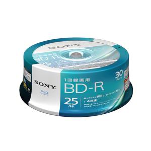 BD-R ビデオ用 1層4倍速 (30枚パック) スピンドルケース SONY (ソニー) 30BNR1VJPP4｜telaffy