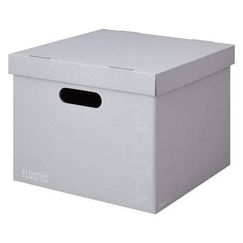 FLUCTUS フラクタス ストレージボックス グレー 3個入り KING JIM (キングジム) ...
