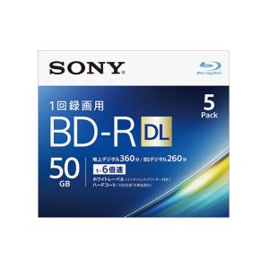 BD-R ビデオ用 2層6倍速 (5枚パック) 5mmケース SONY (ソニー) 5BNR2VJPS6｜telaffy