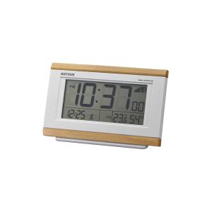 CITIZEN（シチズン） ソーラー電源電波時計 掛置兼用 温湿度計付き