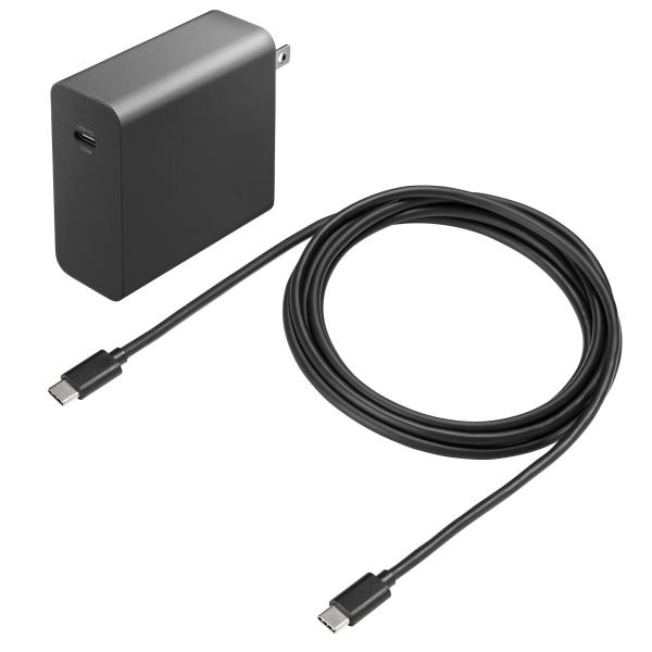 USB PD対応AC充電器(PD100W・TypeCケーブル付き) SANWA SUPPLY (サン...
