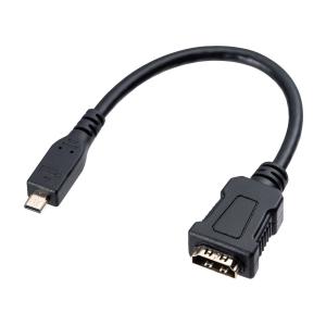 HDMI変換アダプタ(マイクロHDMI・ブラッ...の詳細画像4