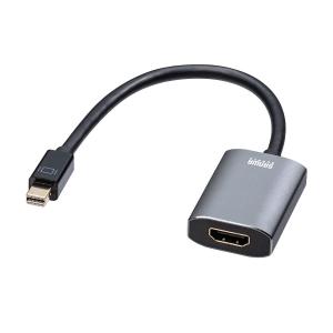 ミニDisplayPort-HDMI 変換アダプタ HDR対応 SANWA SUPPLY (サンワサプライ) AD-MDPHDR01｜telaffy