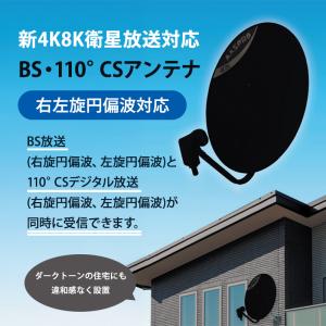 BS/110度CSアンテナ (45cm) 右左...の詳細画像1