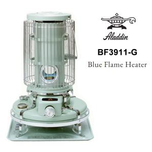 【特価セール】 石油ストーブ BLUE FLAME ブルーフレーム ヒーター グリーン Aladdin (アラジン) BF3911-G★｜telaffy