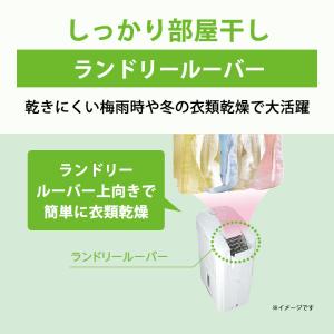 冷風・衣類乾燥 除湿機 スカイブルー (布製排...の詳細画像5