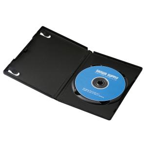DVDトールケース(1枚収納・3枚セット・ブラック) SANWA SUPPLY (サンワサプライ) DVD-TN1-03BKN｜telaffy