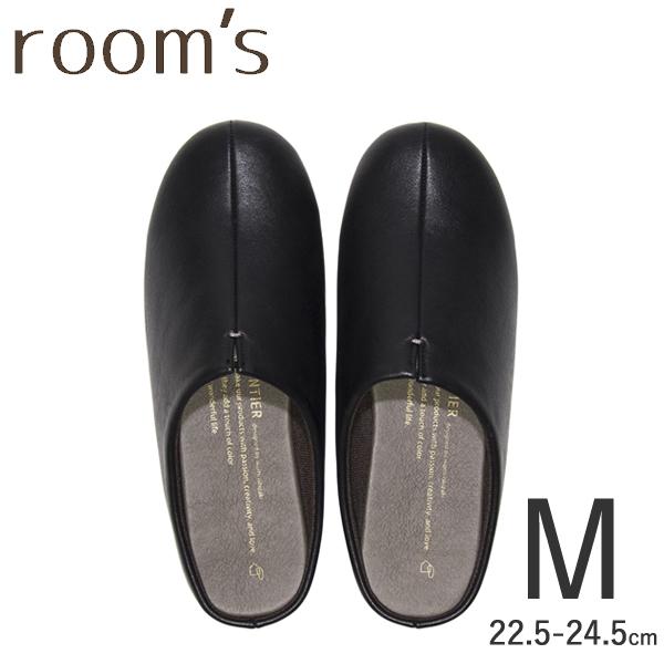 room&apos;s スリッパ M Black FRONTIER(フロンティア) FR-0001-M-BK★