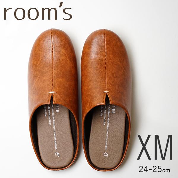 ルームズ CA-XM room&apos;s キャメル XM 24-25cm スリッパ ルームシューズ 室内履...