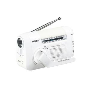 FM/AMポータブルラジオ ホワイト SONY (ソニー) ICF-B09-W