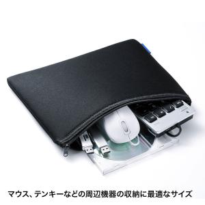 マルチクッションケース(ブラック) SANWA...の詳細画像1