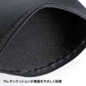 マルチクッションケース(ブラック) SANWA...の詳細画像2