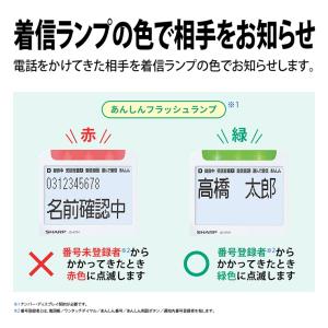 あんしんフラッシュランプ搭載 防犯 電話機 子...の詳細画像4