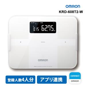 体重体組成計 KRD-608T2 カラダスキャン ホワイト OMRON (オムロンヘルスケア) KRD-608T2-W★｜telaffy