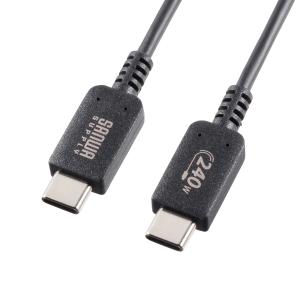 USB2.0 Type-C PD240W対応 ケーブル SANWA SUPPLY (サンワサプライ) KU-CCPE20｜telaffy