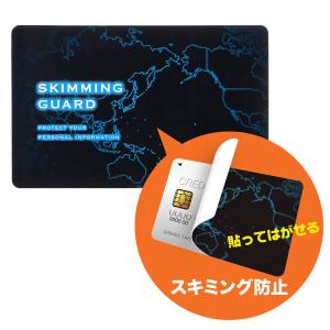 スキミング防止カード(貼って剥がせるタイプ) SANWA SUPPLY (サンワサプライ) LB-SL3SB｜telaffy