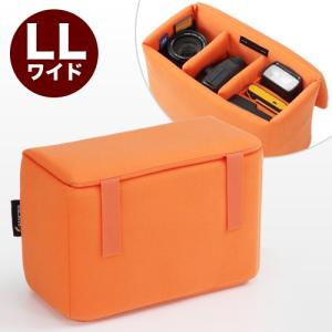インナーカメラバッグ LLサイズ(ソフトクッションボックス・ワイドタイプ・オレンジ) WEB企画品 NEO2-BG019L3