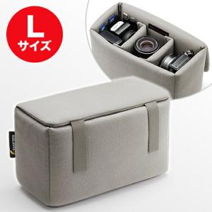 インナーカメラバッグ Lサイズ(ソフトクッションボックス・グレー) WEB企画品 NEO2-BG019LGY★