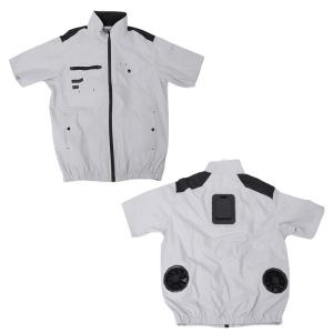 圧倒的に冷える 冷蔵服4 半袖 シルバーグレー...の詳細画像3