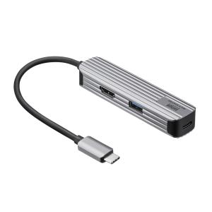 USBType-Cマルチ変換アダプタ(HDMI付) SANWA SUPPLY (サンワサプライ) USB-3TCHP6S｜telaffy