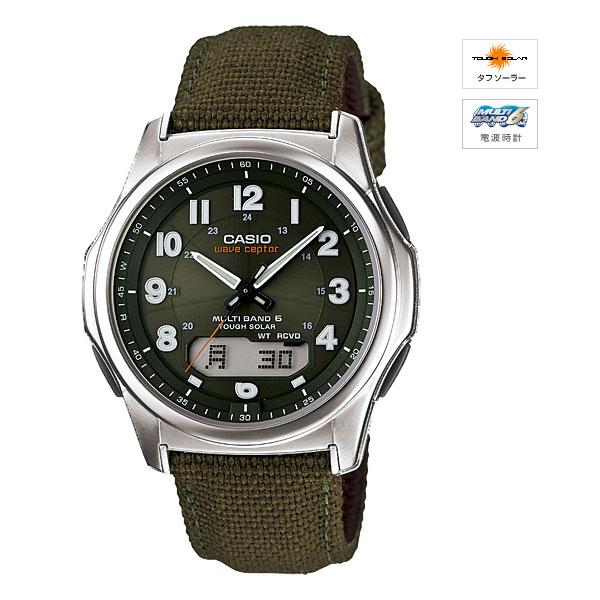 【特価セール】 wave ceptor MULTIBAND6 ソーラー電波時計 CASIO (カシオ...