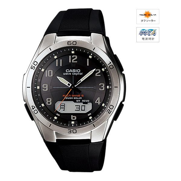 【特価セール】 wave ceptor MULTIBAND6 ソーラー電波時計 CASIO (カシオ...