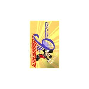 テレカ テレホンカード ミッキーマウス 9周年ゴールドメタリック DM001