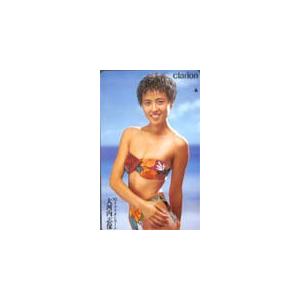 テレカ テレホンカード 大河内志保 ’92クラリオン EA015-0002